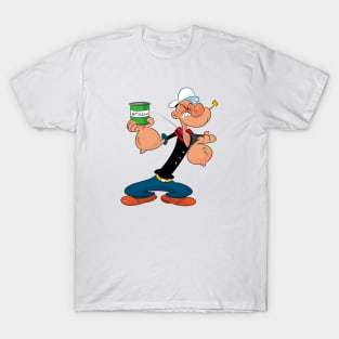 Popeye getting his spinach T-Shirt